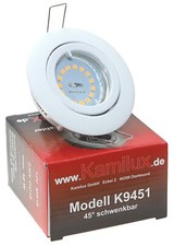 KAMILUX® LED Einbauleuchte Strahler K9451 dimmbar Modul 5W 400lm smart Dimmer