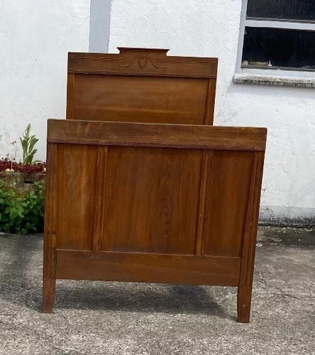 Bett jugendstil antik eiche - antik,