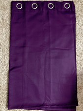 Tolle Verdunklungsgardine Vorhang 135x210 Knall Lila Extrem Weich Silber-Ösen