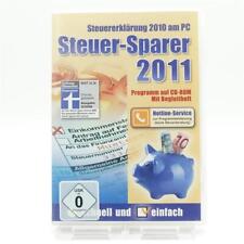 Steuer Sparer 2011 Steuererklärung 2010 PC Gebraucht gut