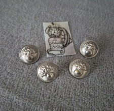 4 Uniformknöpfe Granate /