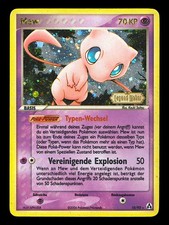 Mew LM 10/92 EX Legend Maker Holo Stamp Reverse Holo Pokemon Karten Deutsch
