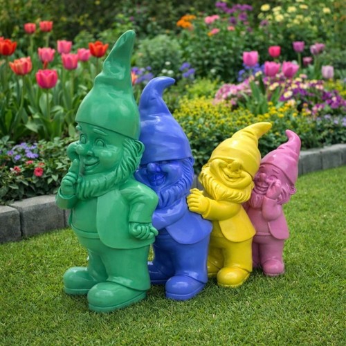 Gartenfiguren lustige - -,