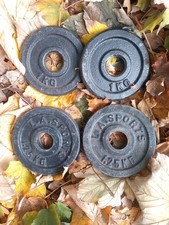 Gusseisen Hantelscheiben4 Stück, 2×1kg Und 2×1,25kg.Durchmesser 30/31 mm.