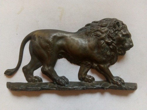 Löwe bronze oder messing - ",