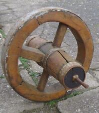 altes Wagenrad Holzrad Dekoration Shabby Country Landhaus chic Rad Top Deco Deko