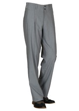 Graue vintage bundfaltenhose - graue,