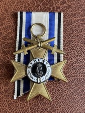 Bayern Militär Verdienstkreuz 1.Klasse mit Schwerter und Band.