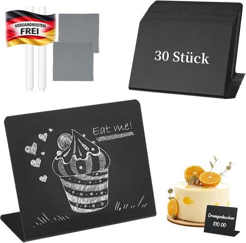 Kreidetafel set stück - kreidetafel, 30