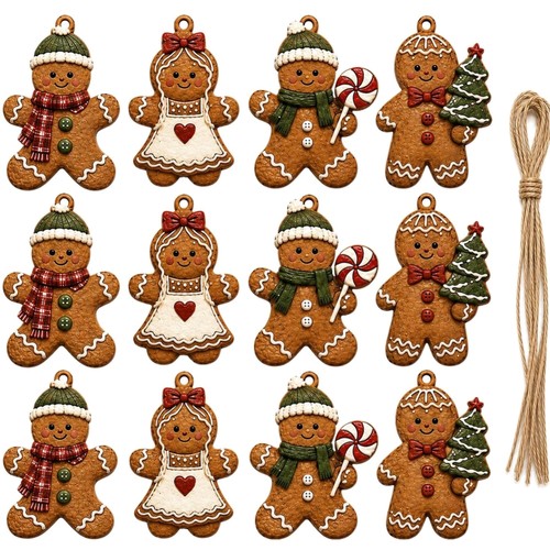 Holz lebkuchenmann baumschmuck - lebkuchenmann,