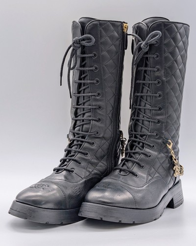 Chanel lace combat - lace-up,