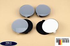 4 Nabenkappen mit silber Silikon Aufklebern - ARTEC ICW 60,0 - 54,5 mm RH60 