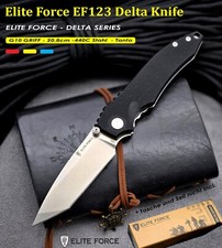 Elite Force EF123 Delta Knife Series| Tanto Einhand-Folder 20,8cm 440C G10 Griff