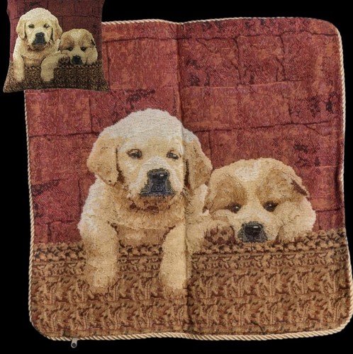 Hunde gobelin kissenhülle - hunde,