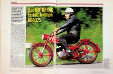 Motorrad Classic 1397) Triumph