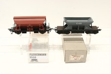 Fleischmann 5510 und 1491, Schotterwagen u. Selbstentladewagen, sehr gut, OVP