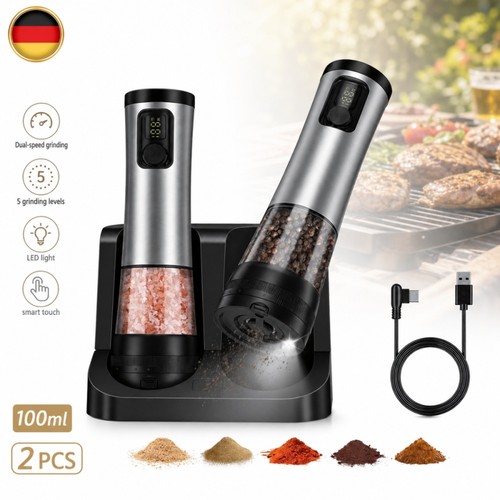 Elektrische pfeffermühle - 2x,