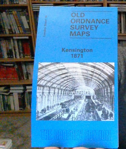 Map kensington 1871 london - kensington,