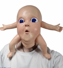 Baby maske latex blauäugiger - maske,