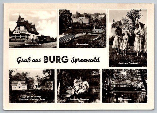 Postkarte burg spreewald - postkarte,