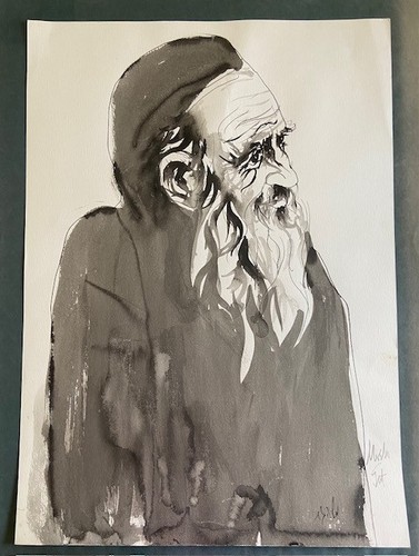 Aquarell/Tuschezeichnung