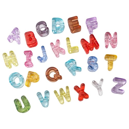 Acrylic letter beads for - for, bag