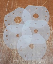 5 x Laufsohle für Festool OF 1010 REBQ Fräsplatte transparent