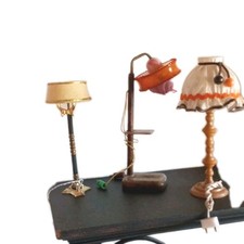 3 Vintage Stehlampen für