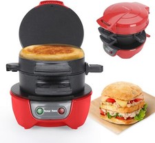 Electric Burger Maker Antihaftbeschichtung 800W Sandwich Maker Brotmaschine