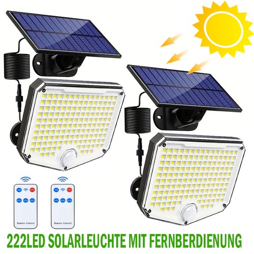 2er led solarleuchte mit - 2er,