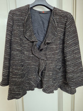 Jäckchen Woll-Optik Sallie Sahne Gr. 50 Schößchen