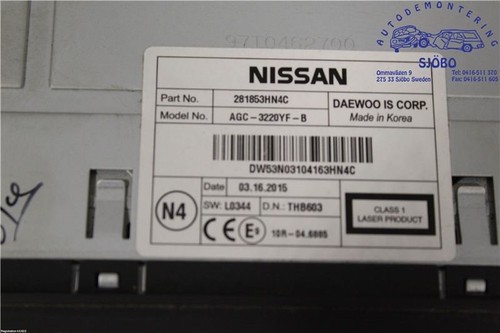 Radio nissan micra - cd,