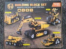 AYIQUTY Technic Roboter Bauspielzeug Bausatz, 5-IN-1 RC Roboter und Auto