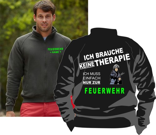 Feuerwehr sweatjacke jacke - feuerwehr,