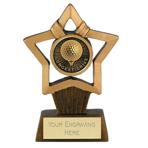 Golf longest drive award mini - golf,