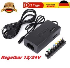 12-24V AC/DC Einstellbar Laptop Netzteil Netzadapter Notebook Ladegerät 8/12Pin