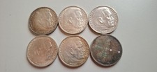 6 Stück 5 Mark Silbermünzen