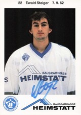 Ewald Steiger - Autogramm signiert Eishockey Club Hedos München