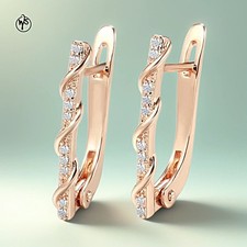 Ohrringe Vergoldet Rosegold