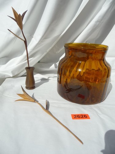 2626 altes biedermeier glas - altes,