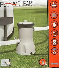 BESTWAY Pool Filterpumpe Kartuschenfilter Poolreinigung 3.028 l/h Poolfilter