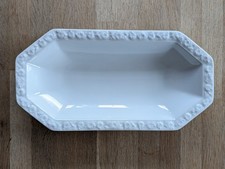 Kleine Rosenthal Maria weiß Servierplatte Beilagenplatte Porzellan Weihnachten