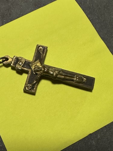 Kruzifix anhänger aus - anhänger, messing