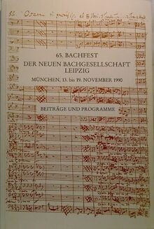 Bachfest der neuen - bachfest,