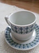 Schönwald Tasse mit Untertasse Porzellan Mehrfarbig Klassisch 200ml