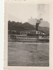 Vintage Foto Raddampfer Schiff