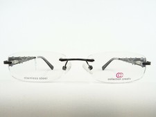Randlose schwarze Brille