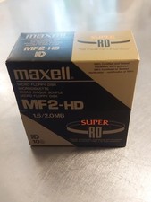 Vintage Maxell "Micro Floppy Disketten  3.5 Zoll 1.6/2.0 MB Typ MF2-HD Japan 