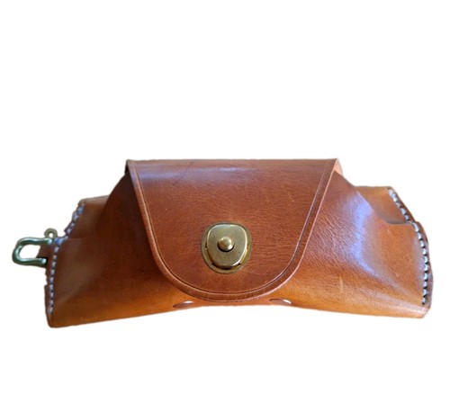 Brillenetui braun leder - *brillenetui,,