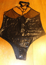 Body schwarz mit Hals verschluß  Neu 5XL